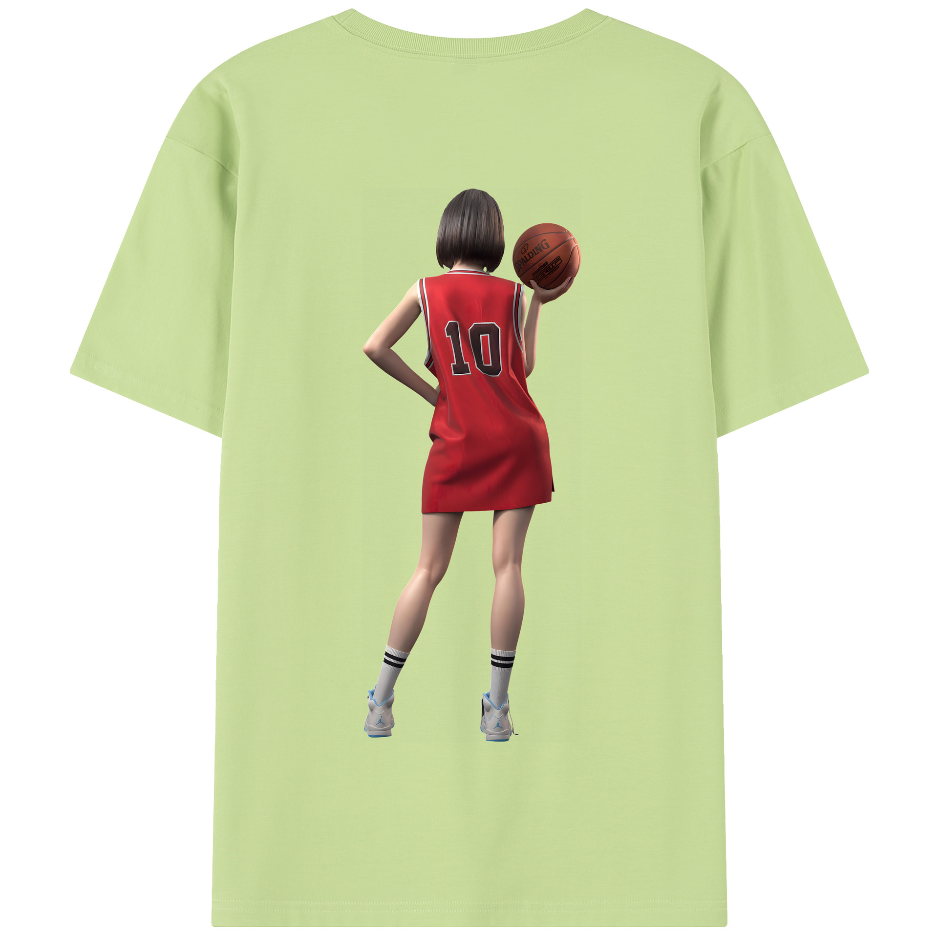 SLAM DUNK／スラムダンク 綿100％半袖Tシャツ（背面プリント）